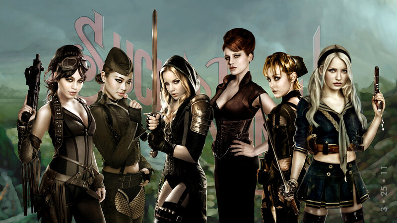 female warriors in combat gear