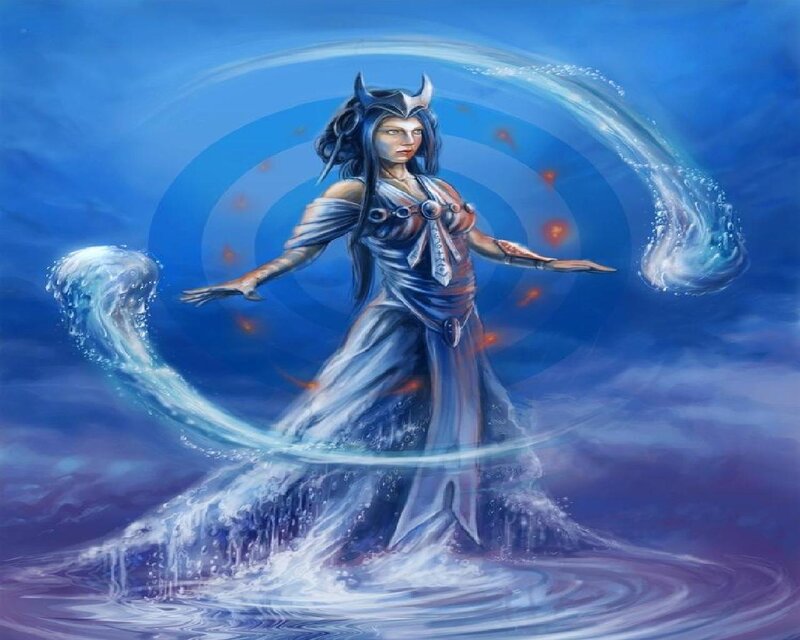 Female Water Mage