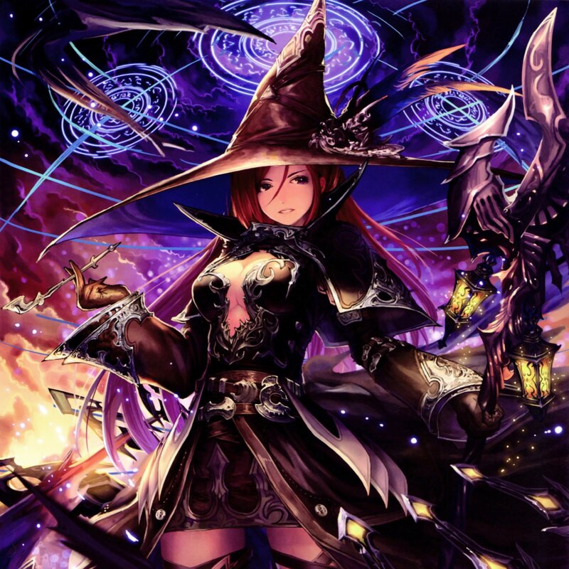 Female Witch with Staff