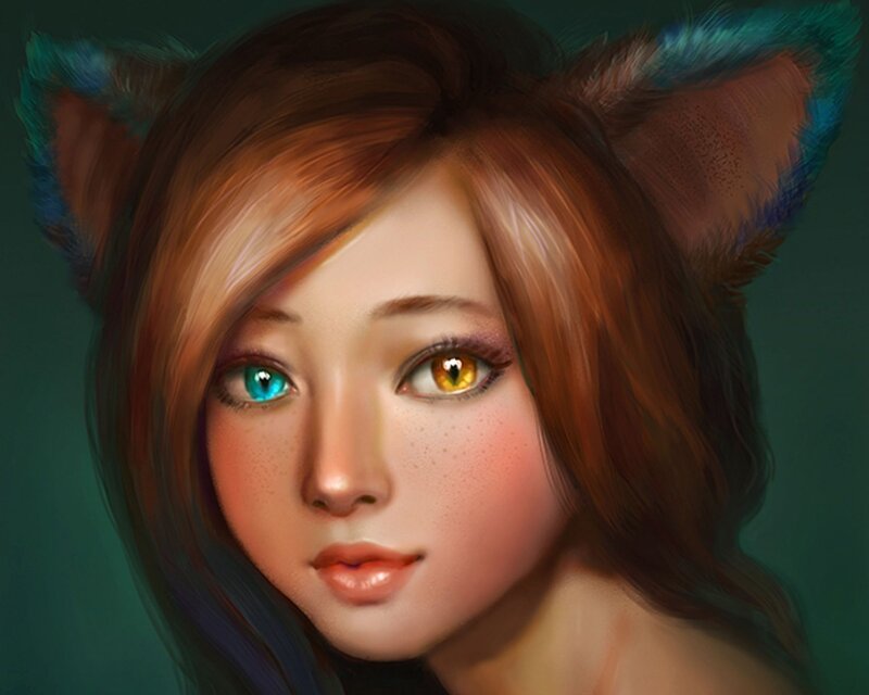 Female with Cat Ears