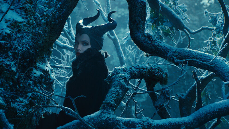 Female with Horns in Forest
