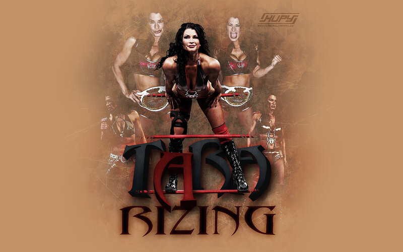 Female Wrestler in Ring