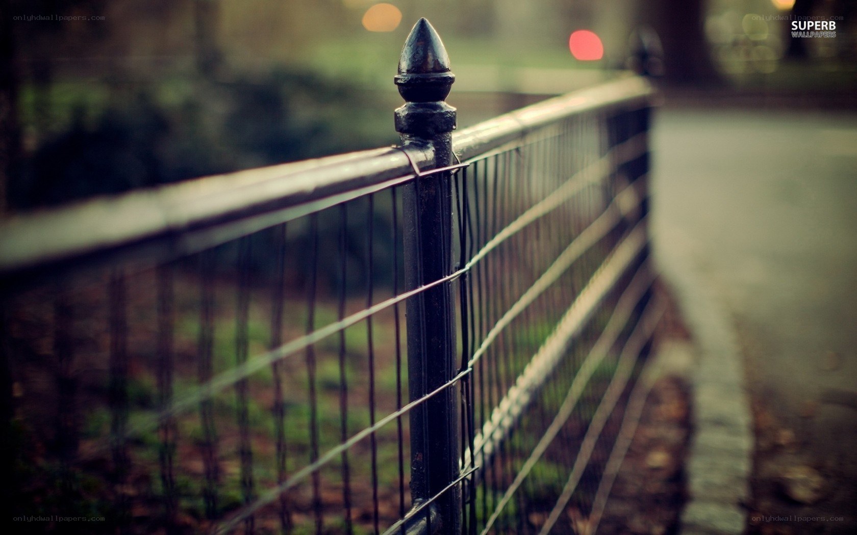 fence in a park