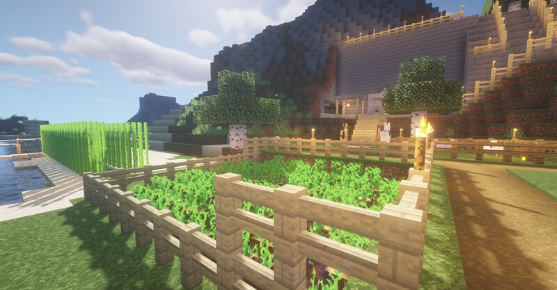 Fenced Garden in Minecraft