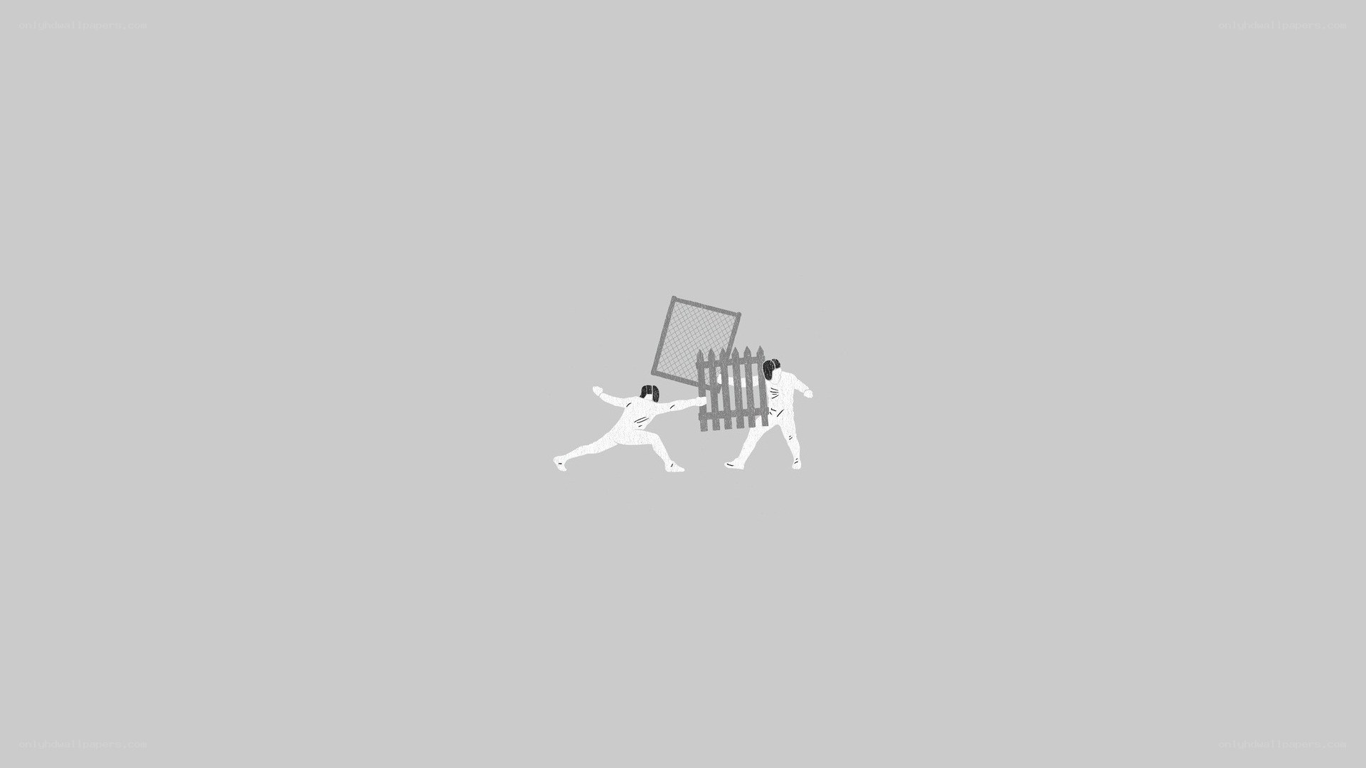 Fencers with barriers