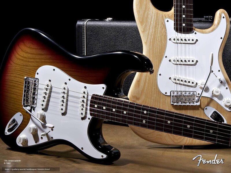 Fender electric guitars
