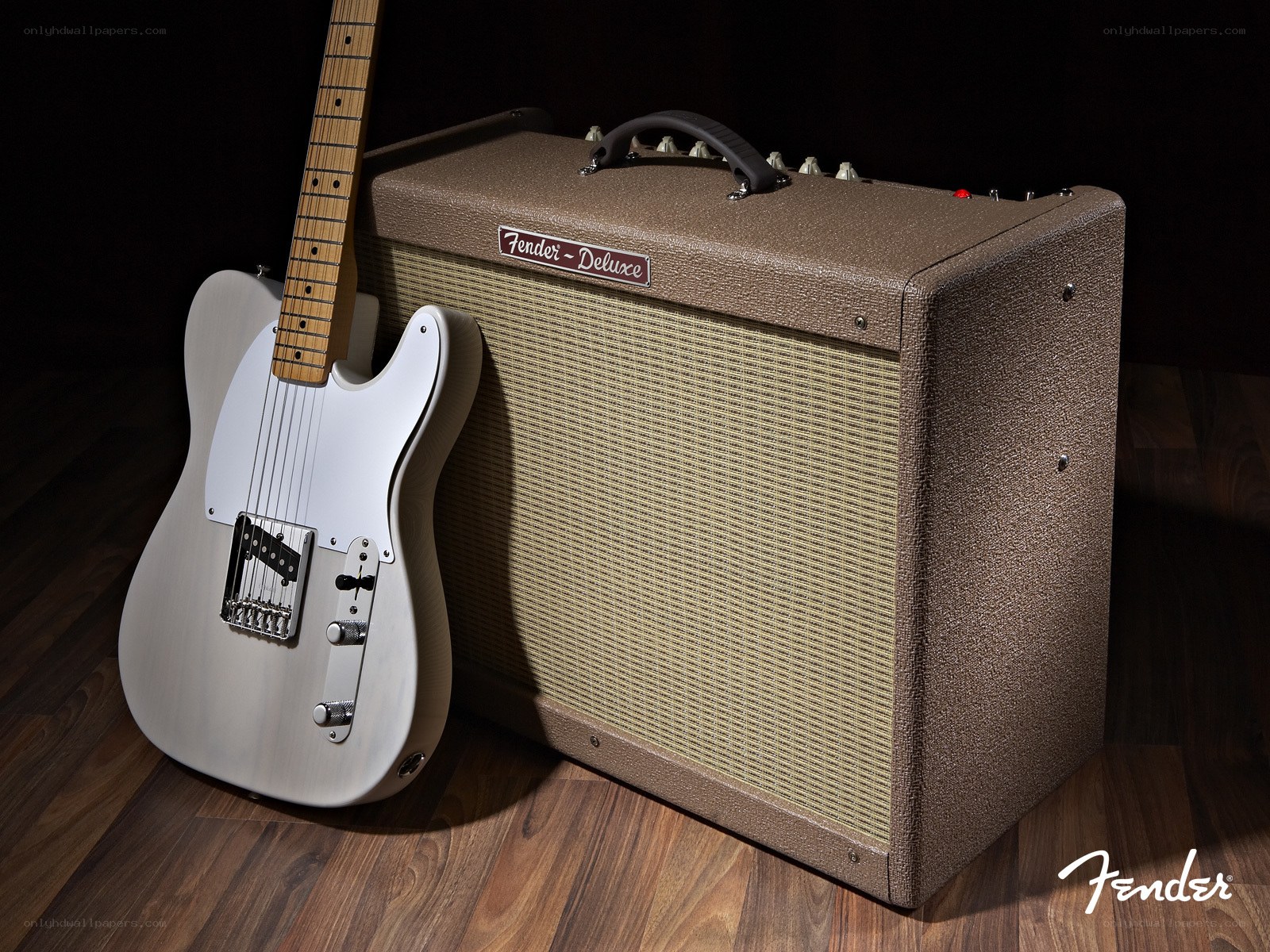 Fender guitar and amplifier