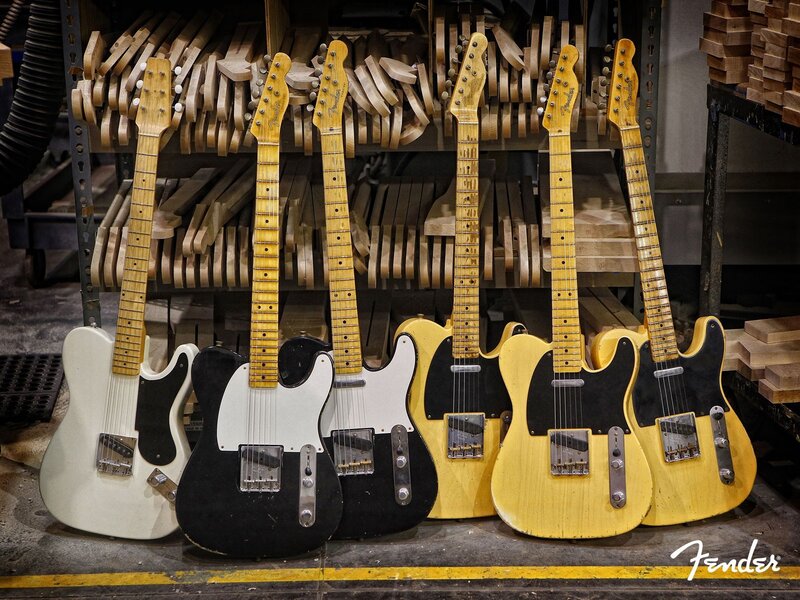 Fender guitar collection