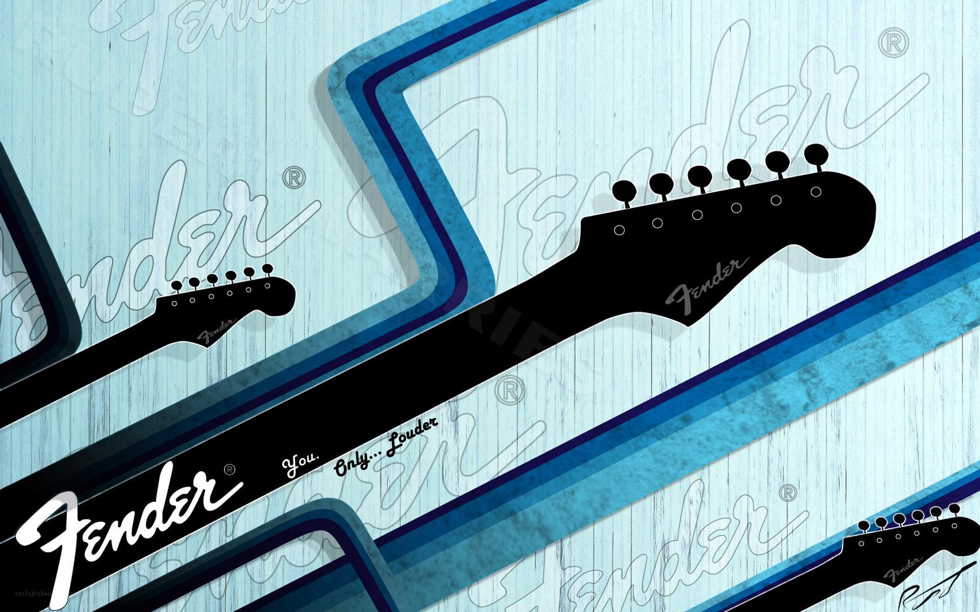 Fender guitar headstock design