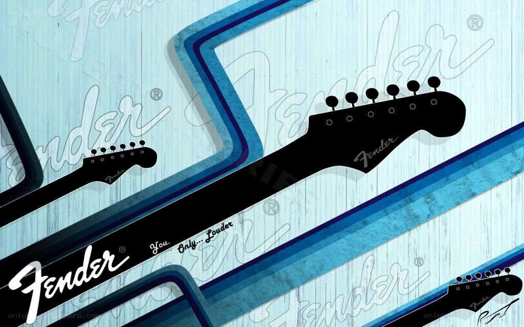 Fender guitar headstock design