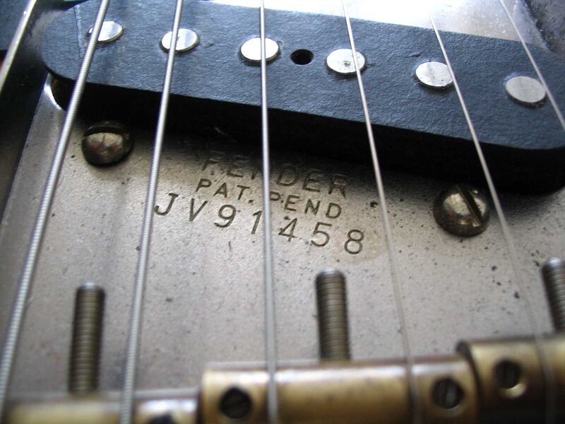 Fender guitar serial number