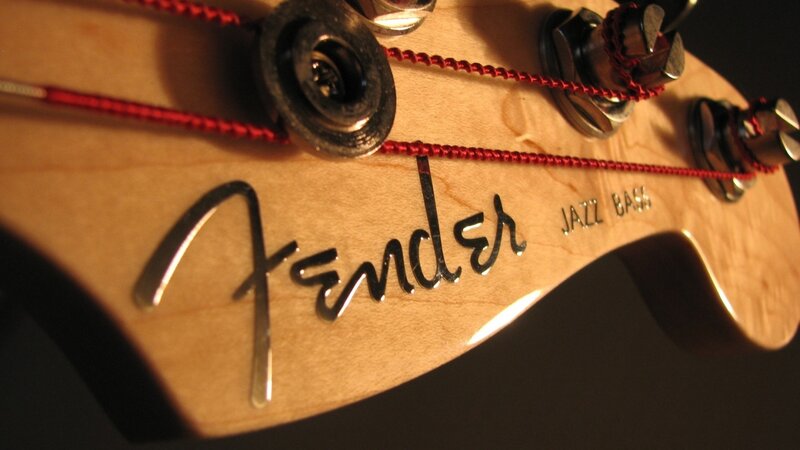 Fender Jazz Bass Headstock — Brown