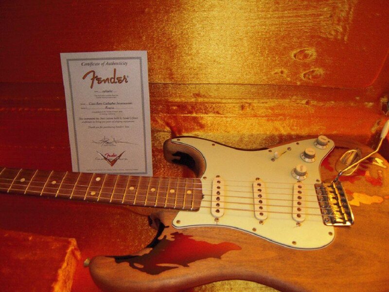 Fender Stratocaster Guitar — Brown