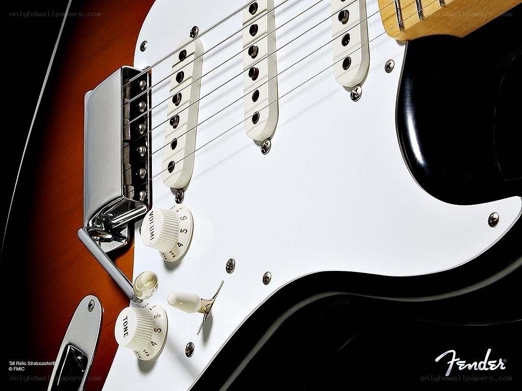 Fender Stratocaster guitar close-up