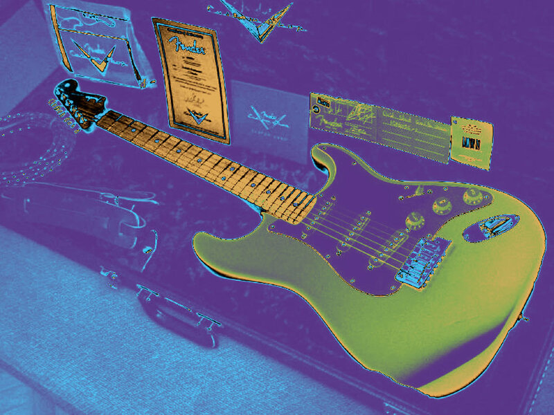 Fender Stratocaster Guitar — Purple