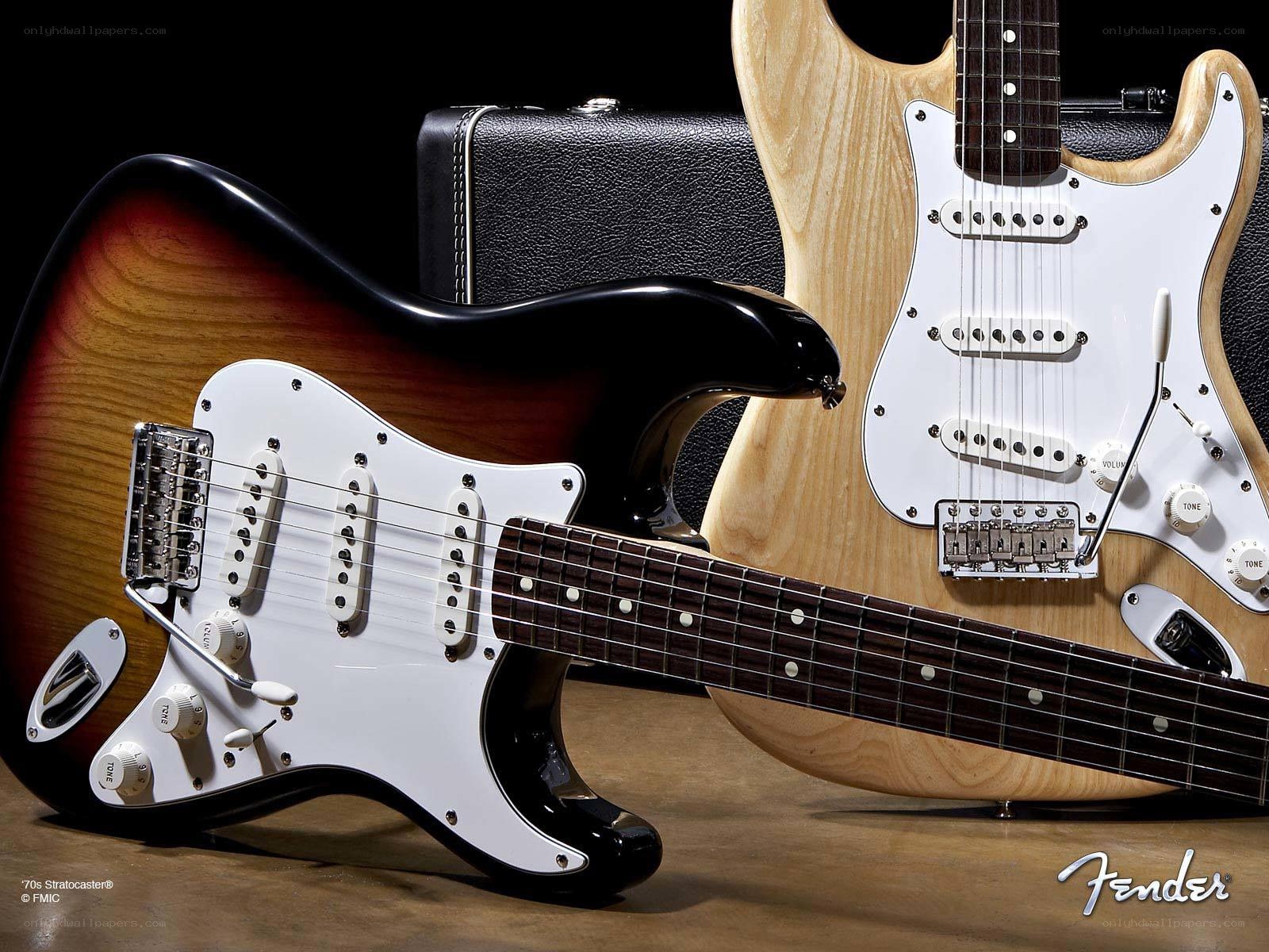 Fender Stratocaster guitars