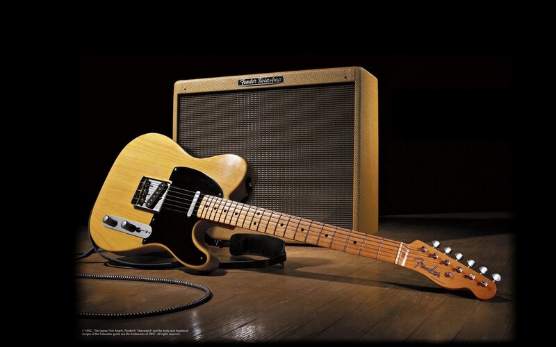 Fender Telecaster and amplifier