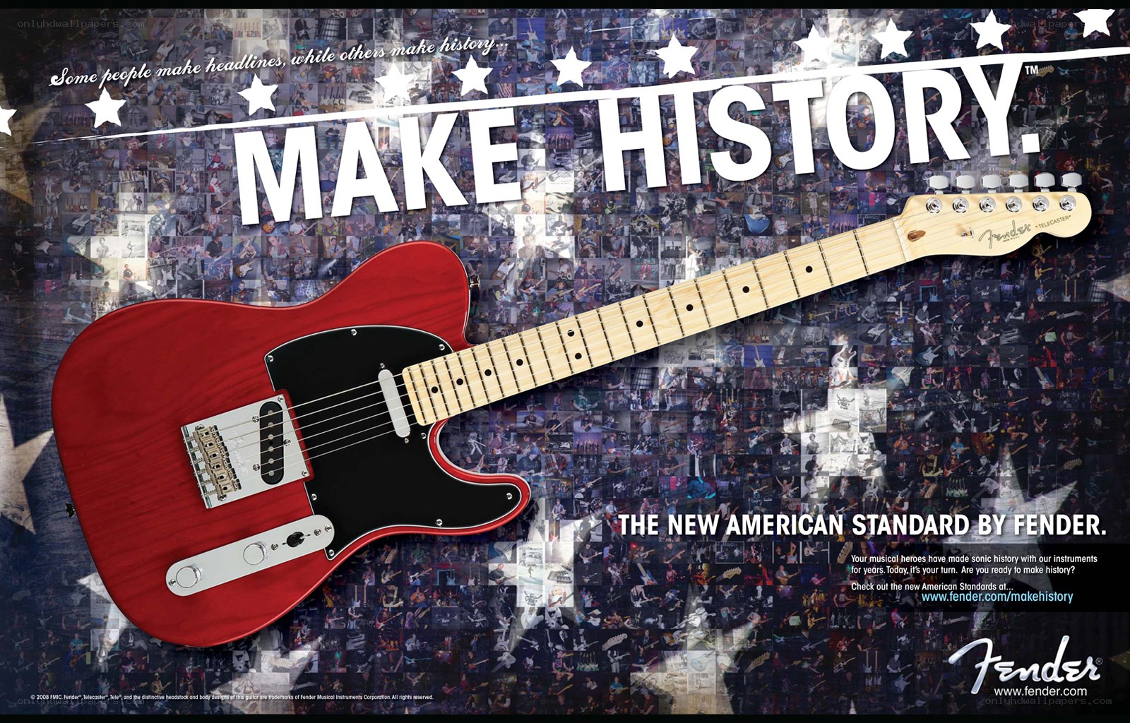 Fender Telecaster Guitar Ad