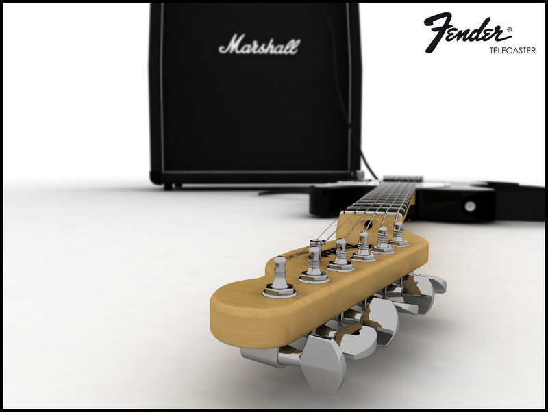 Fender Telecaster with Marshall amp
