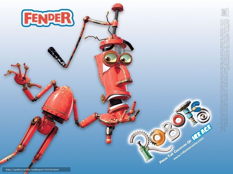 Fender the Robot Character