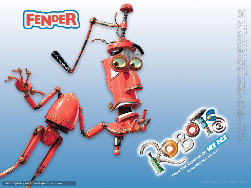 Fender the Robot Character
