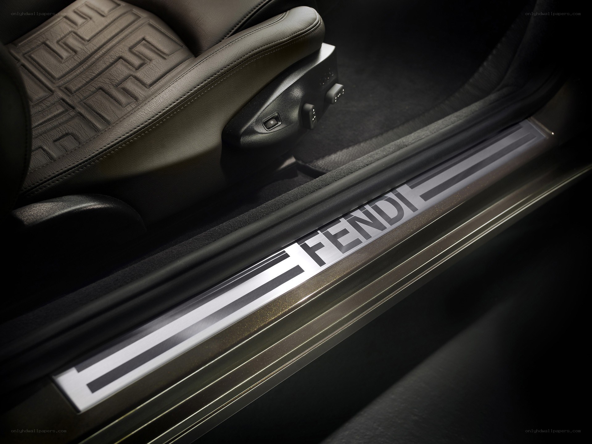 Fendi car interior details