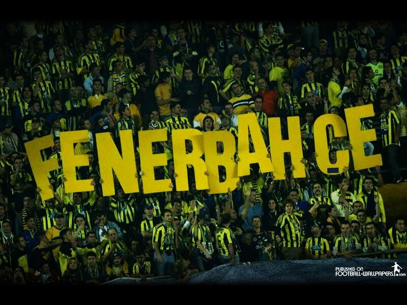 Fenerbahçe Fans in Stadium — Yellow