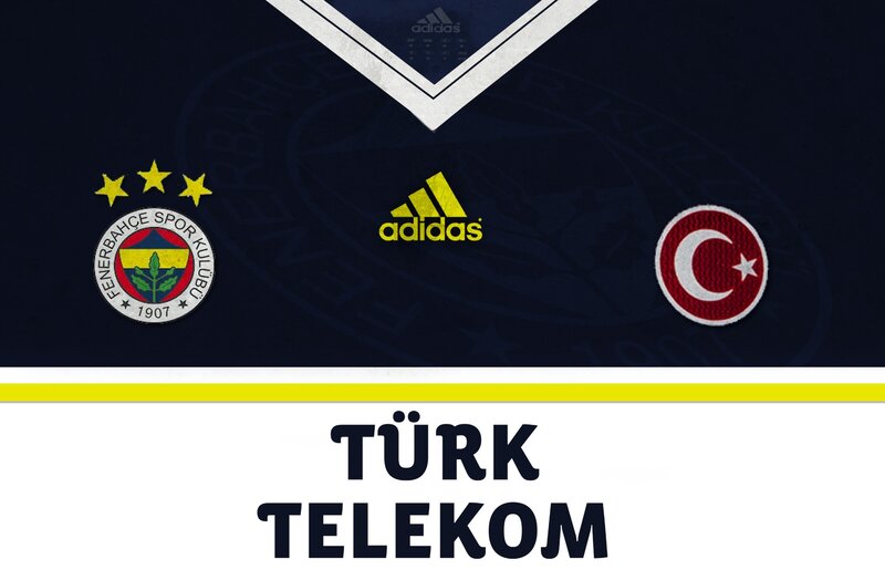 Fenerbahçe jersey with sponsor