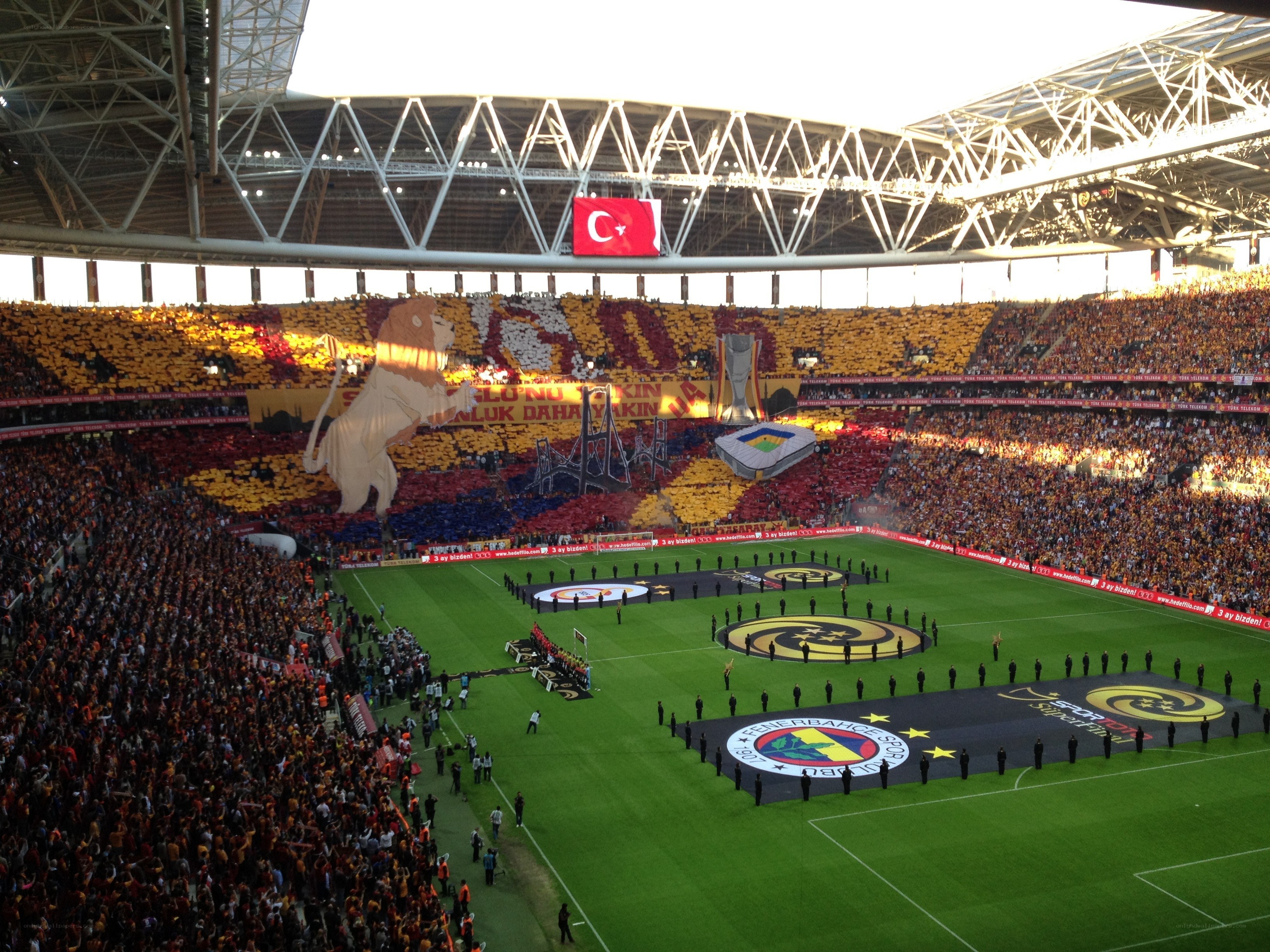 Fenerbahçe stadium display