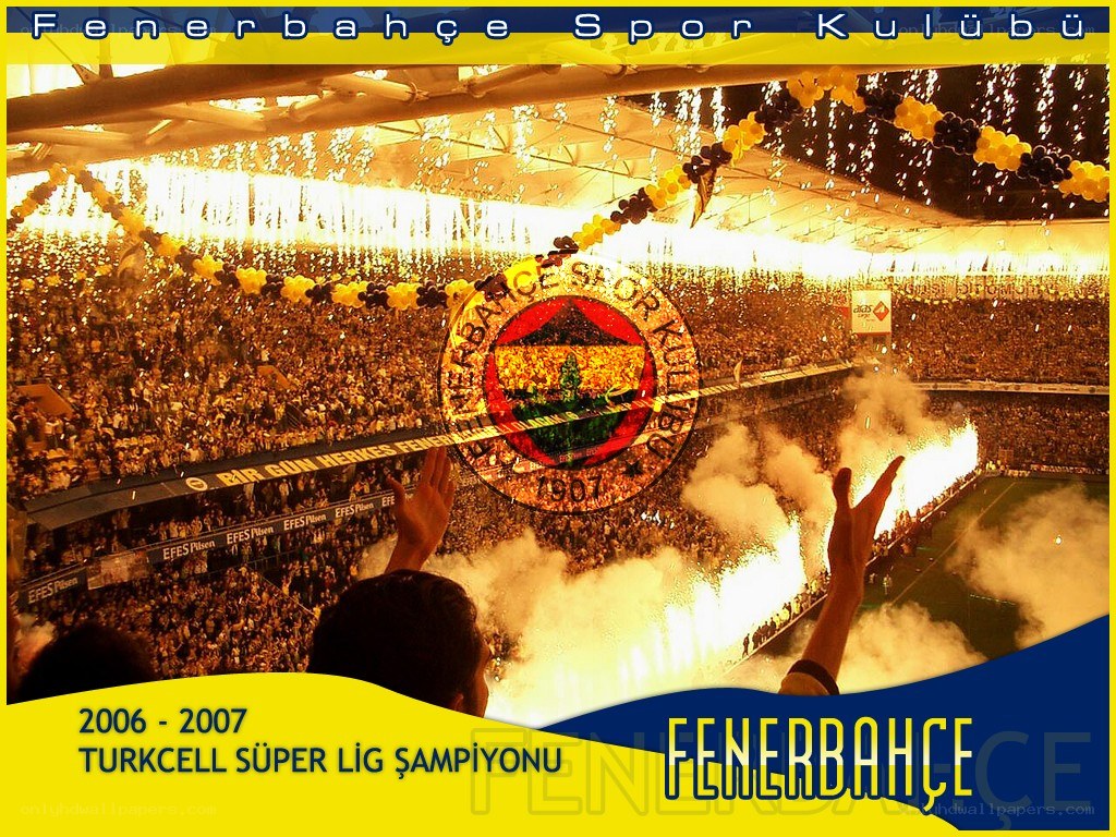 Fenerbahce stadium celebration