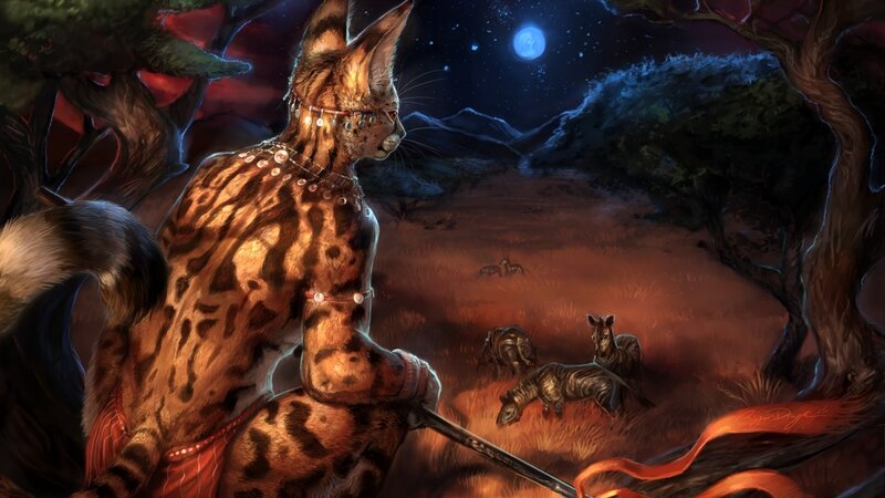 Fennec Fox Warrior