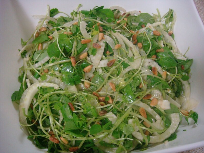 Fennel and Microgreen Salad