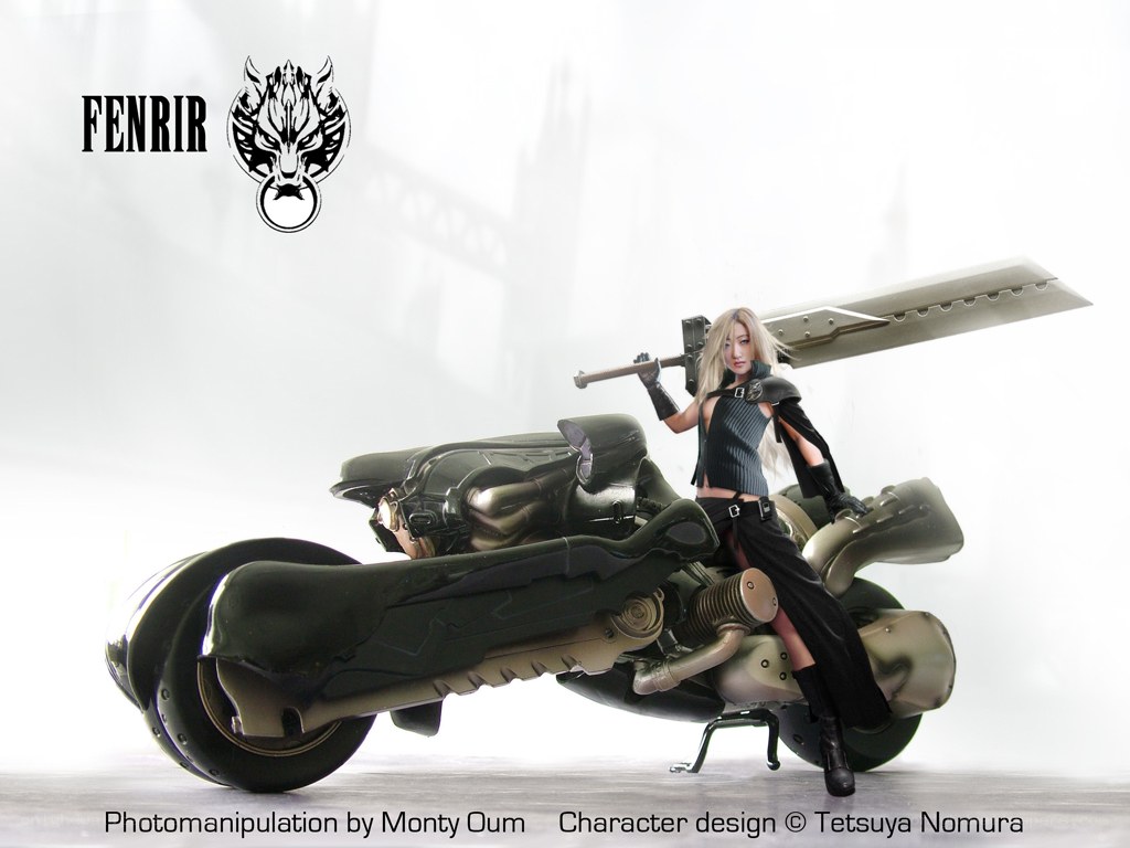 Fenrir motorcycle figure