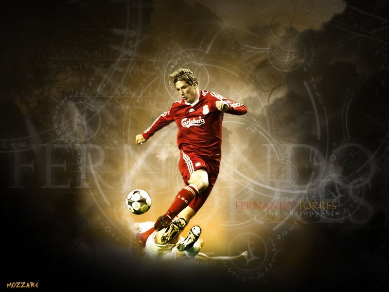 Fernando Torres in action