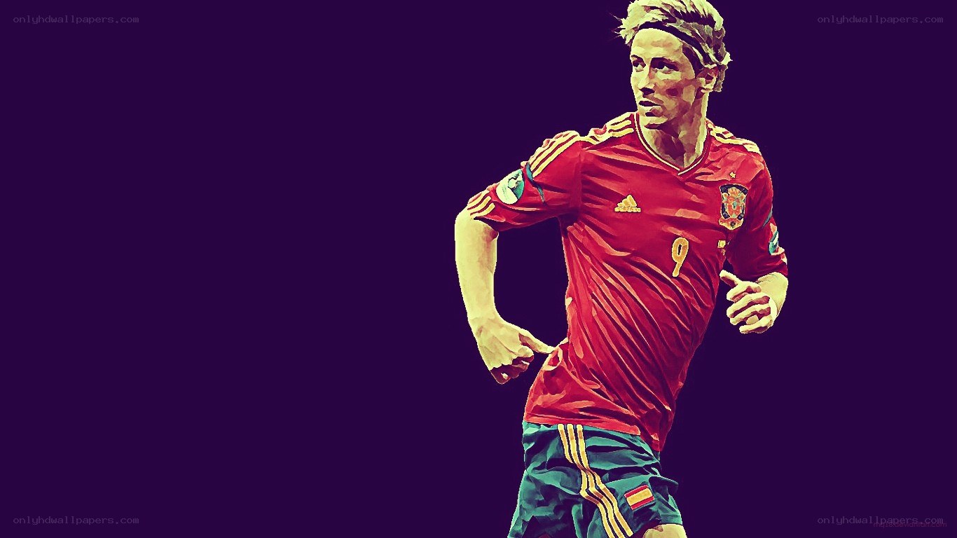 Fernando Torres in Spain jersey