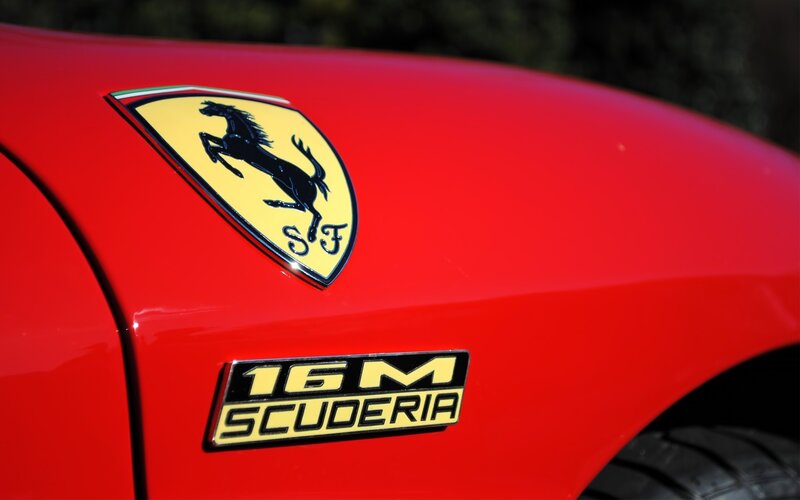 Ferrari 16M Scuderia emblem
