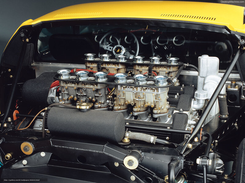Ferrari 288 GTO engine bay