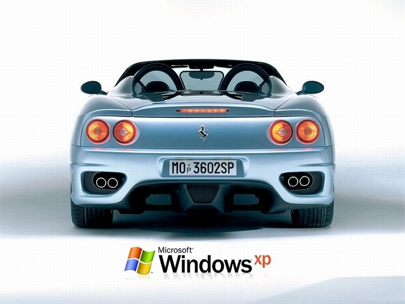 Ferrari 360 Spider rear view