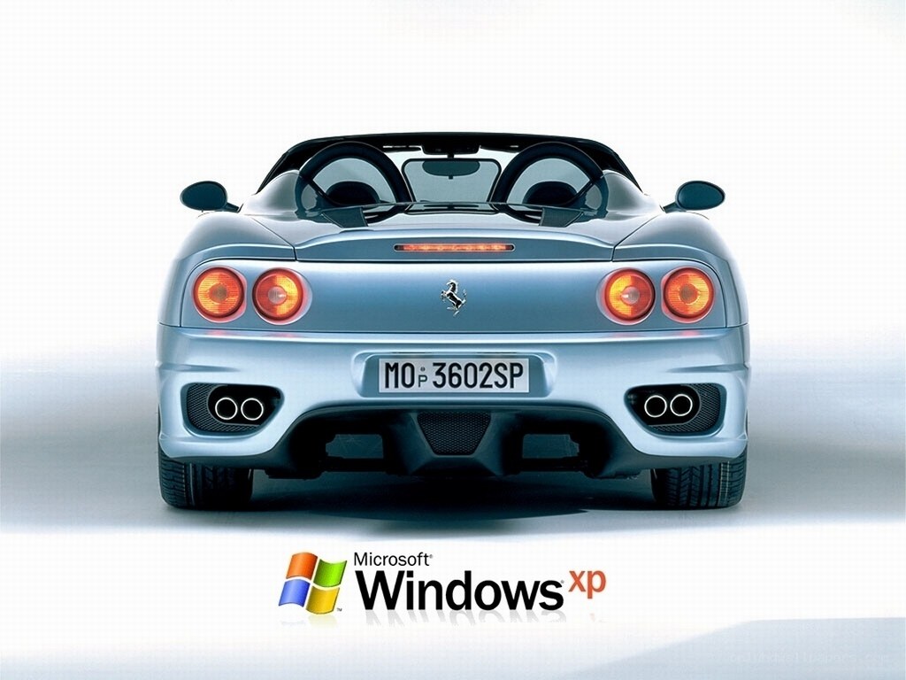 Ferrari 360 Spider rear view