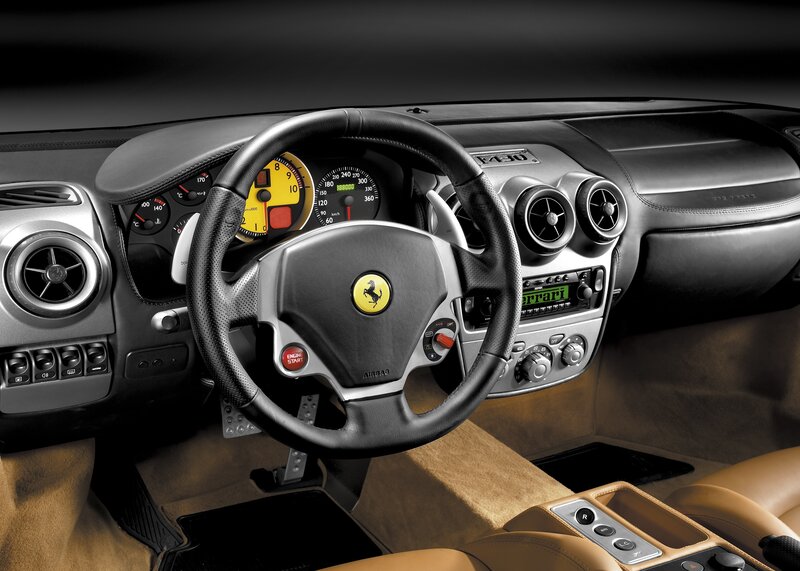 Ferrari 430 interior dashboard