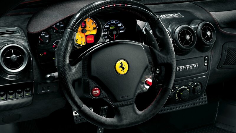 Ferrari 430 Steering Wheel — Black