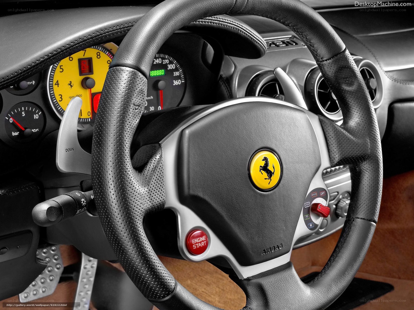 Ferrari 430 steering wheel