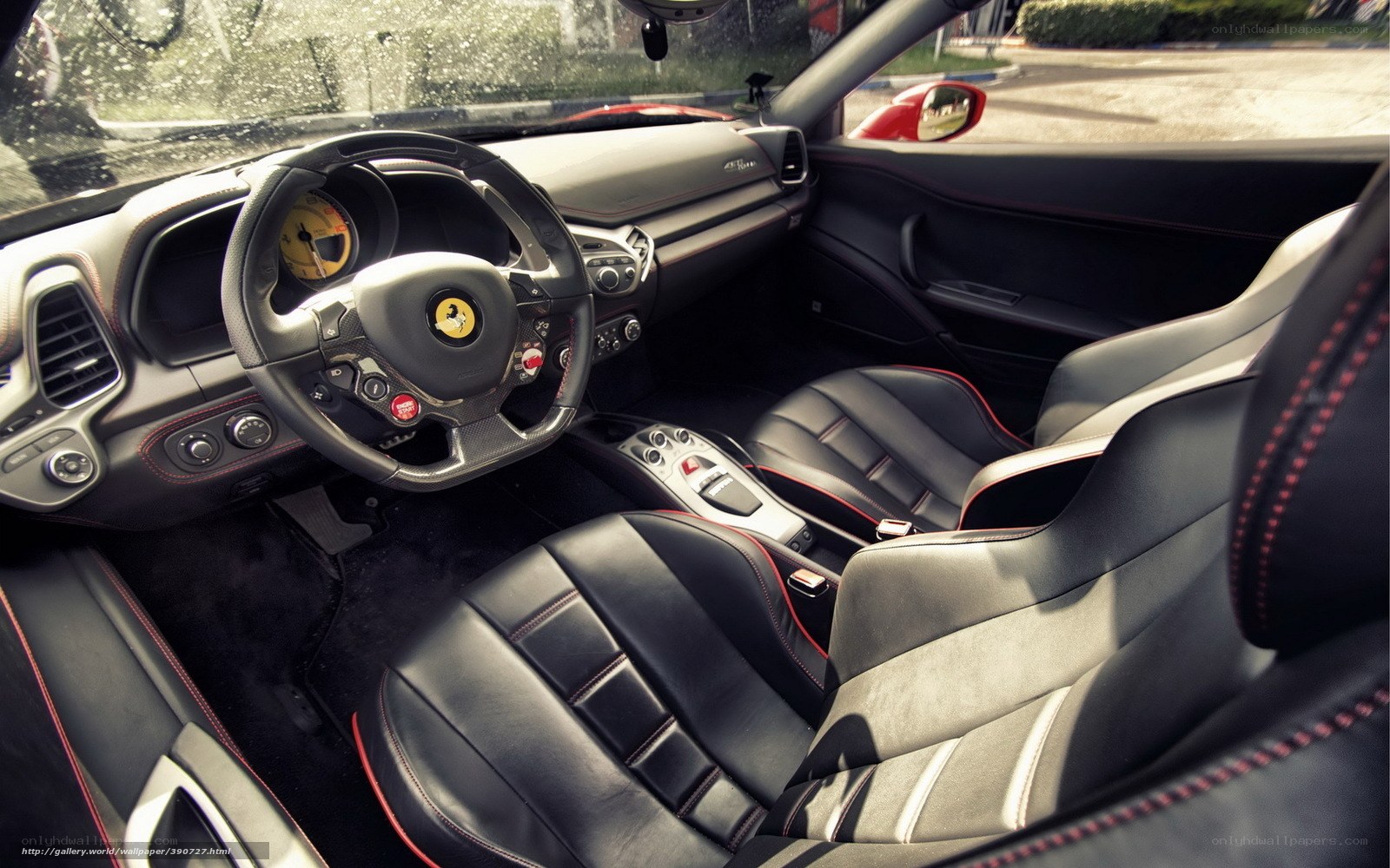 Ferrari 458 interior