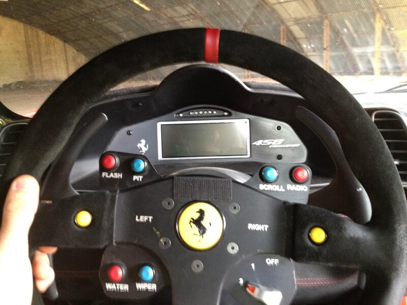 Ferrari 458 steering wheel