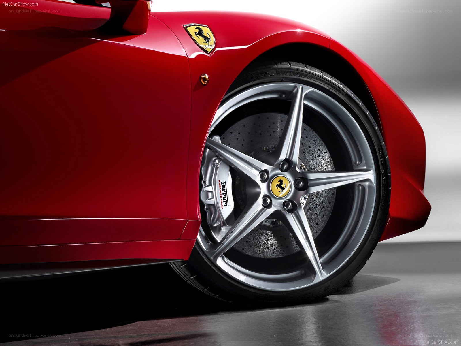 Ferrari 458 wheel detail