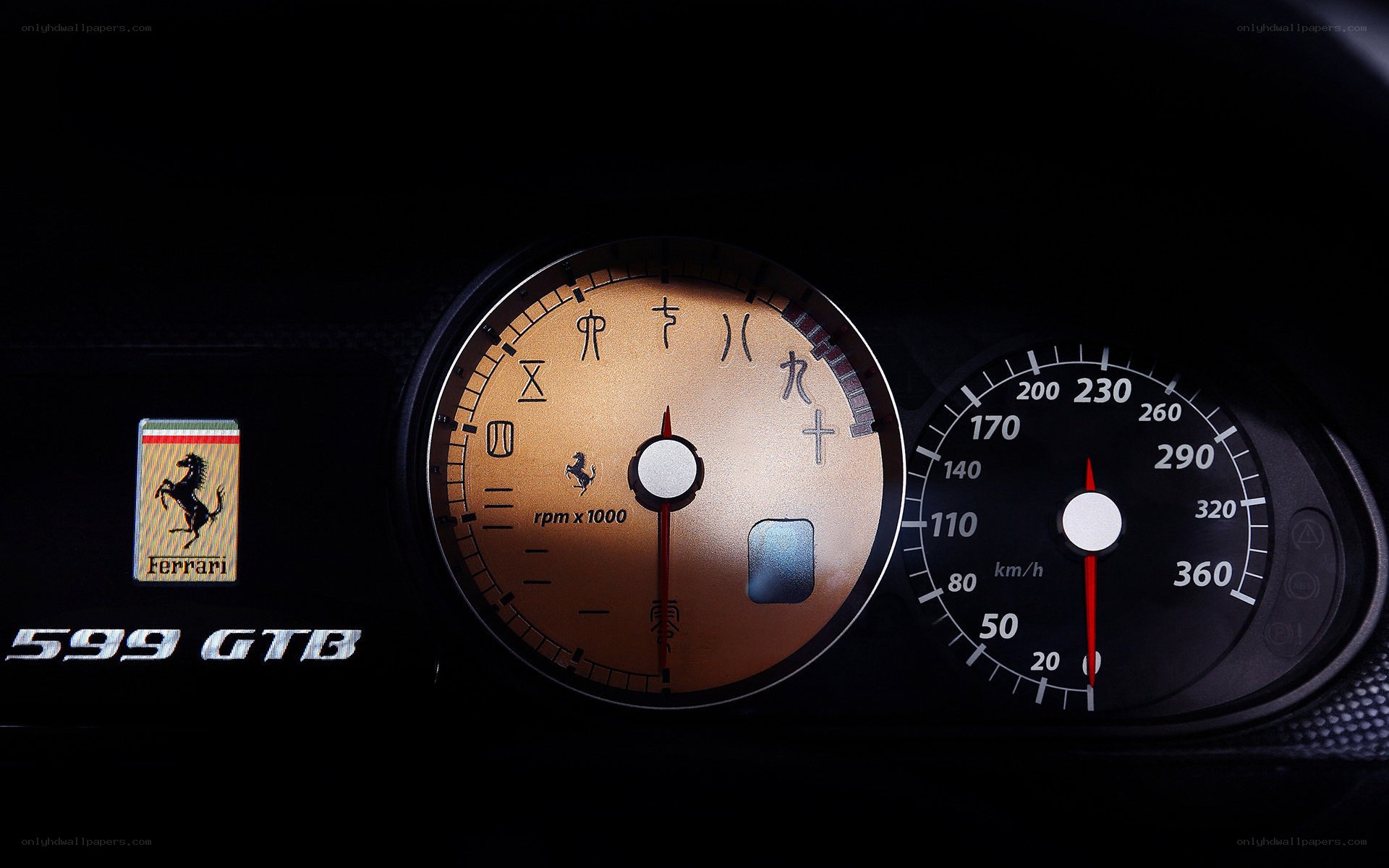 Ferrari 599 GTB dashboard
