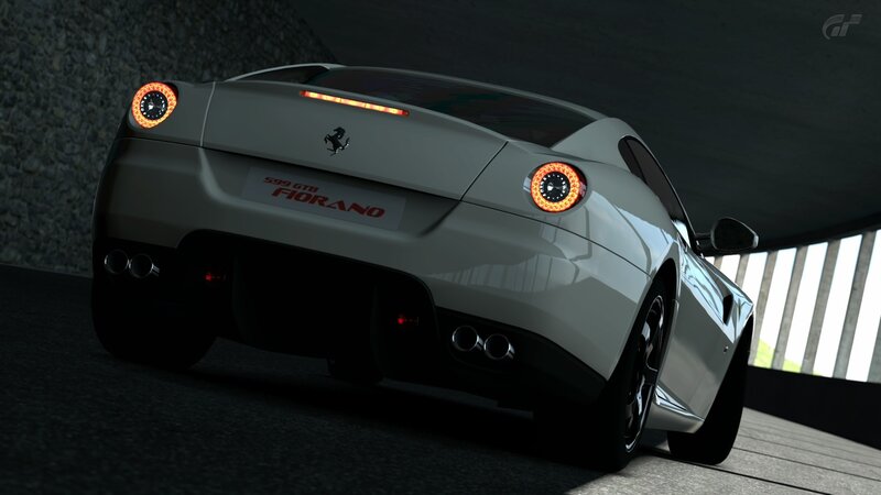Ferrari 599 GTB Fiorano rear view