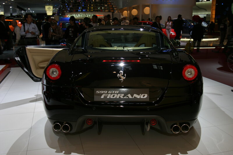 Ferrari 599 GTB Fiorano rear view