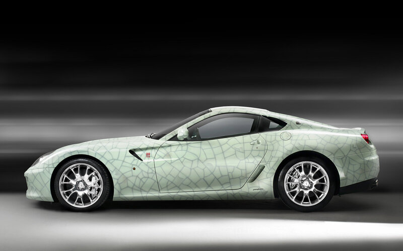 Ferrari 599 GTB Fiorano with custom wrap