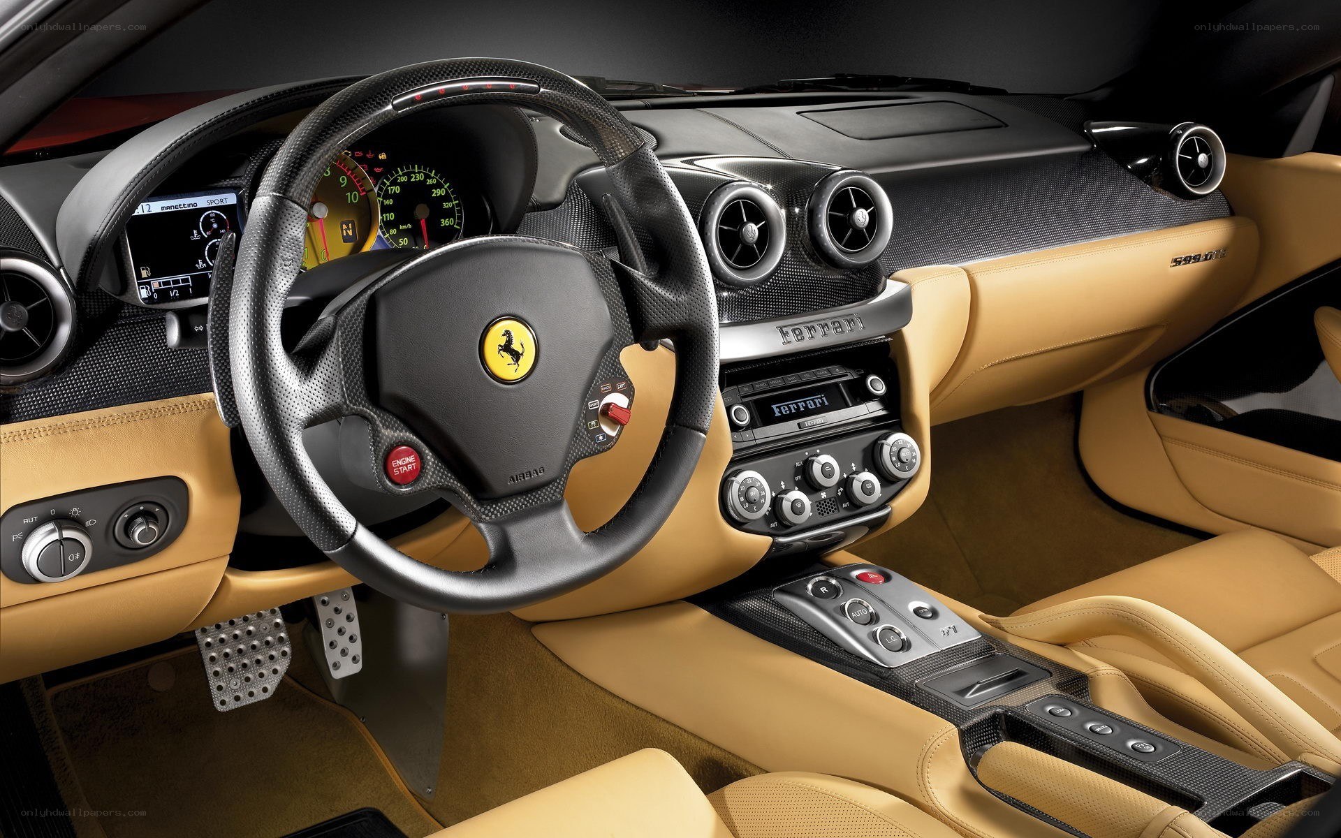 Ferrari 599 GTB interior